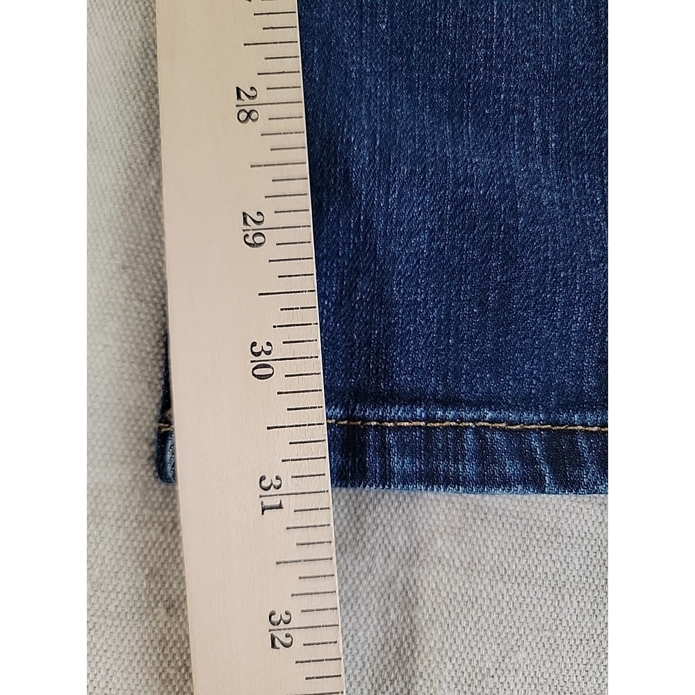 Carhartt Jeans Womens 33x31 Blaine Original Straight FLEX Dark Blue Mid Rise EUC - Picture 3 of 13
